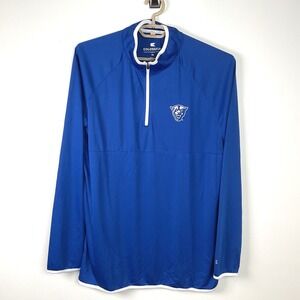Colosseum Georgia State Panthers Thin Athletic Lightweight Pullover Blue Mens XL
